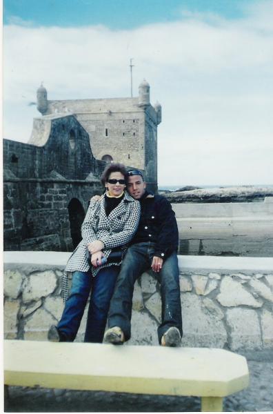 my wife & me in saouira